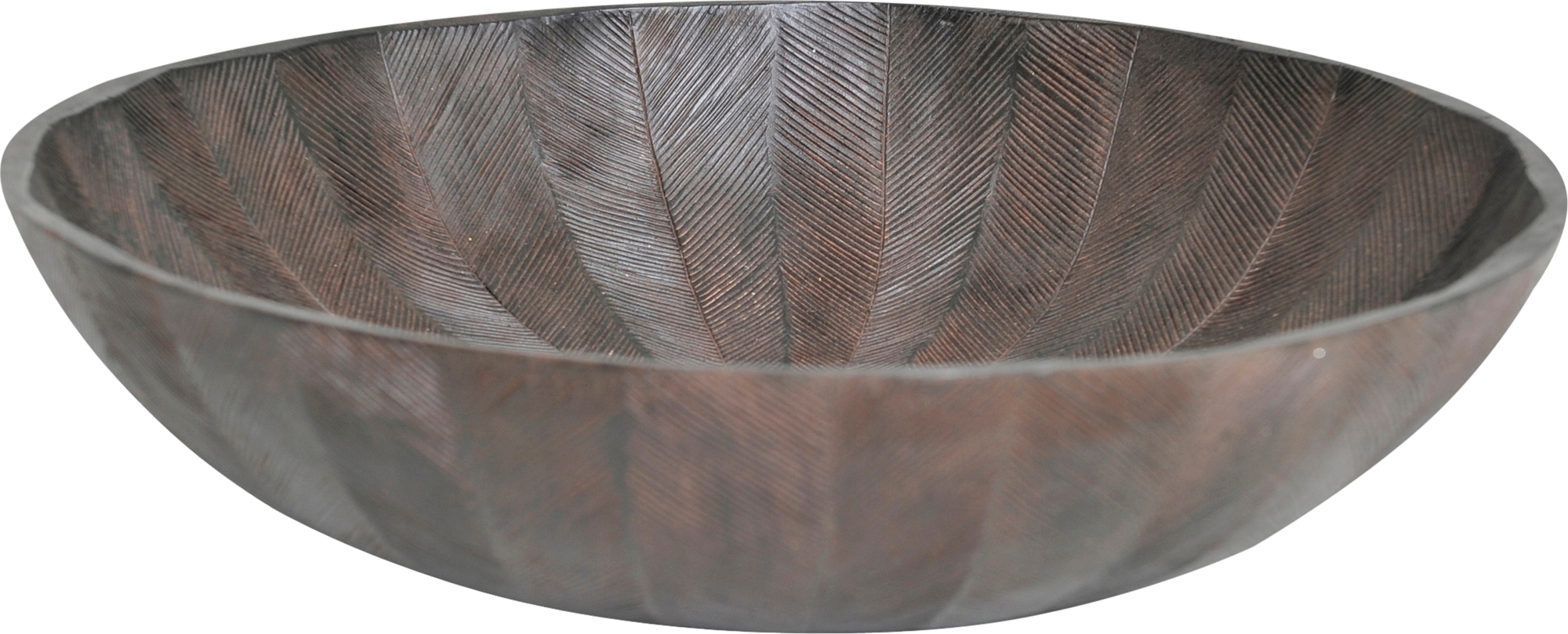 Fishbone sk�l - Brun