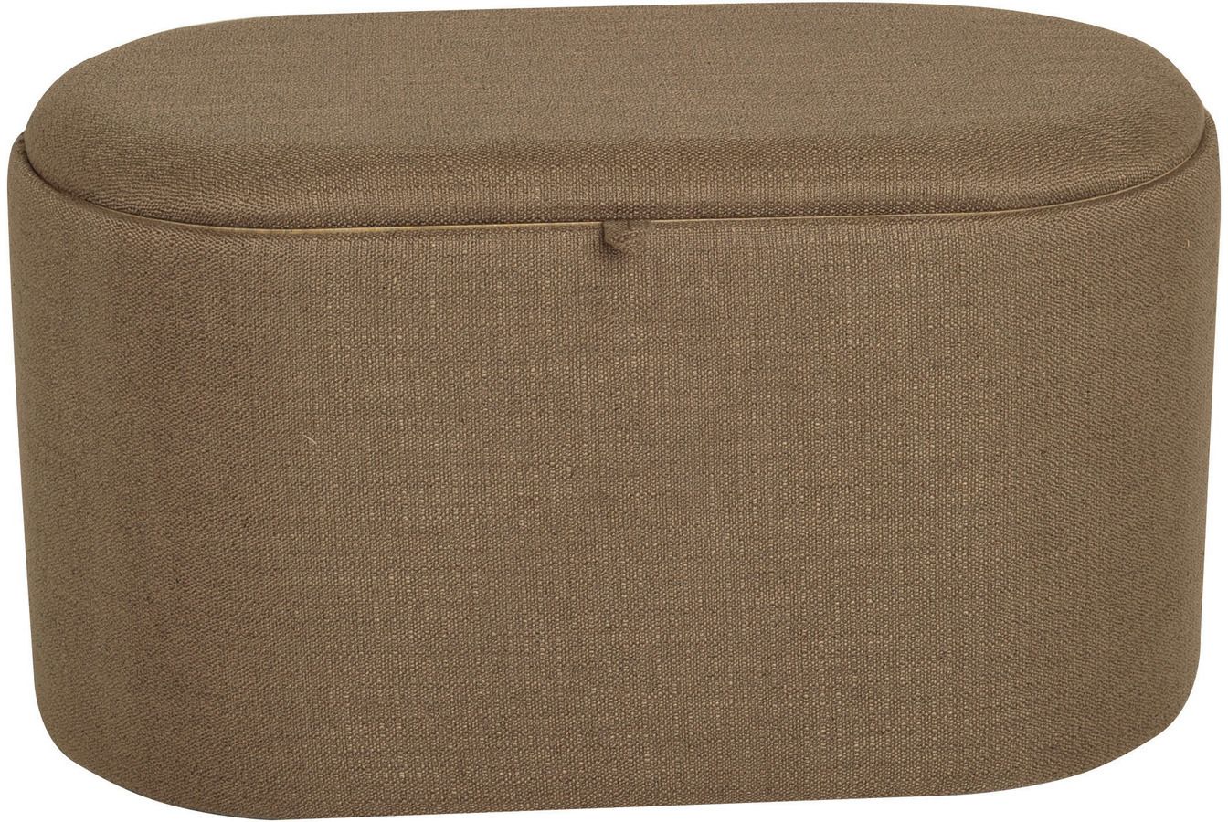 Maiko puff oval - Brun