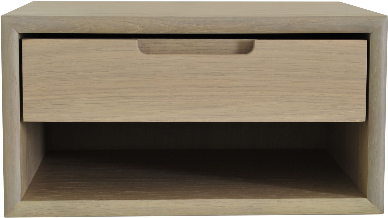 Emma wandhangend nachtkastje - Naturel