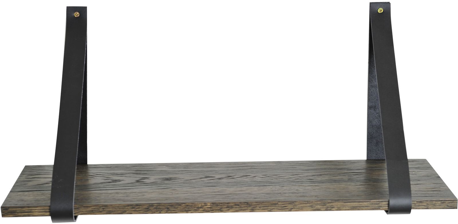 Frikk v�gghylla 60 cm - Brunlackerad ek