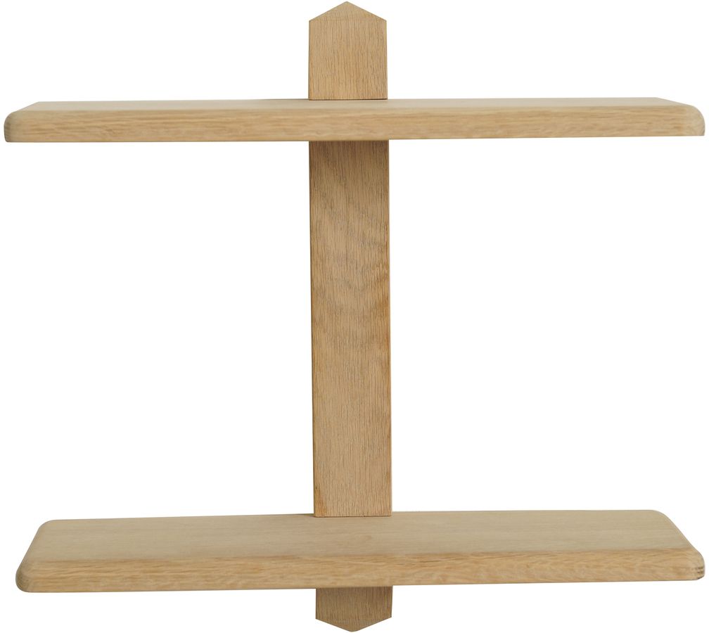 Mindy wandplank - Wit gepigmenteerd eikenhout Mindy wandplank - Wit gepigmenteerd eikenhout