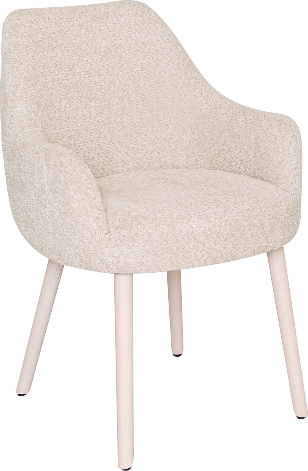 Theo eetkamerstoel - Beige/eiken Theo eetkamerstoel - Beige/eiken