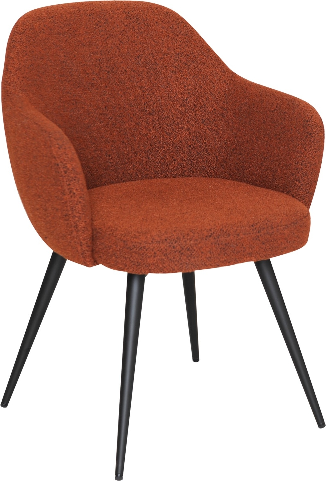 Derek eetkamerstoel - Rood/zwart