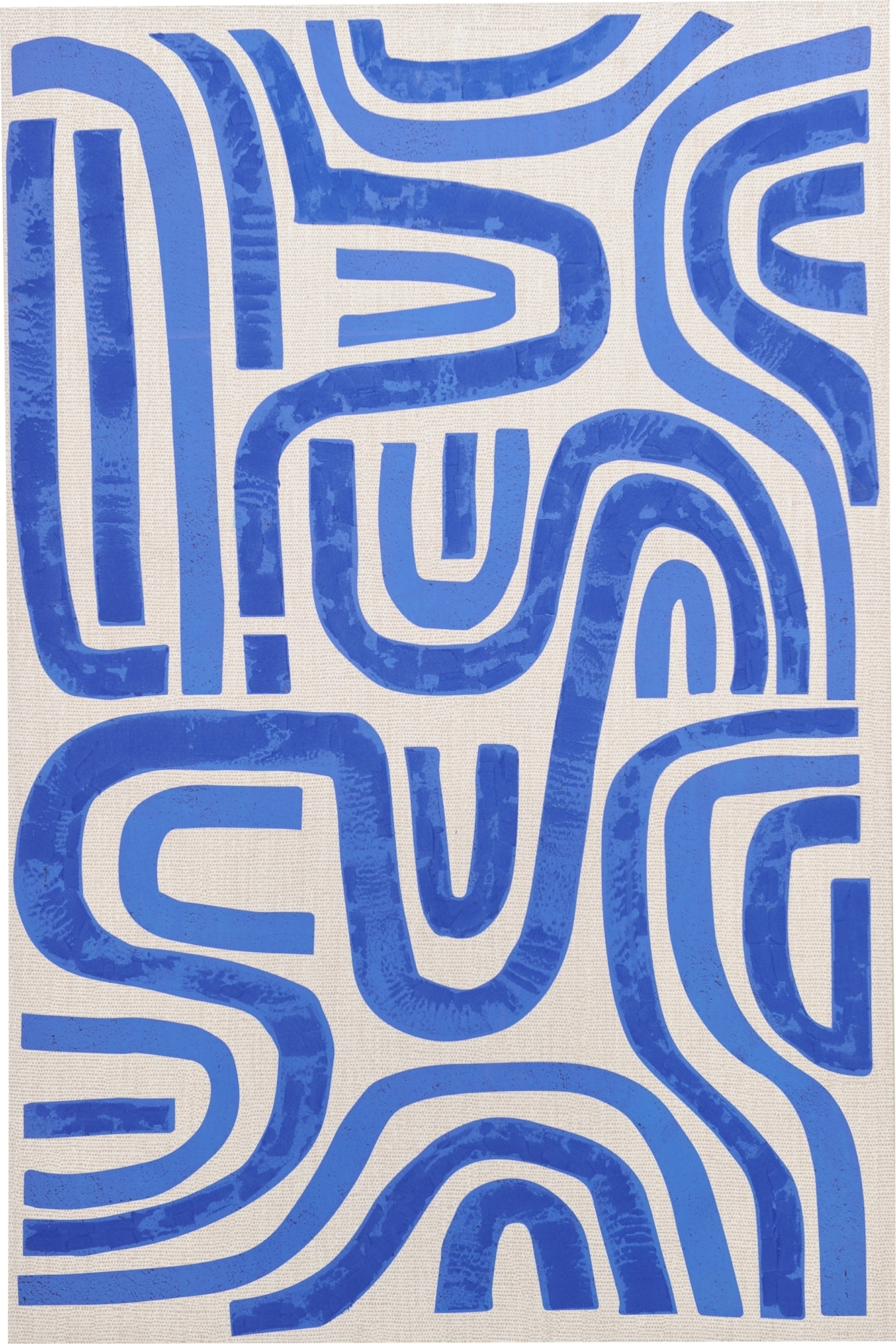 Canvastavla - 80 x 120 cm - Blueline