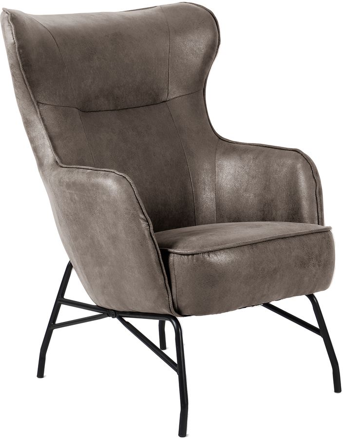 Melker fauteuil - Zwart/grijs