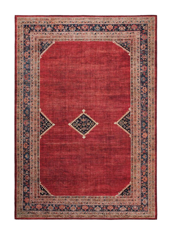 Maskinvvd matta Cleo Afghan Rd - 200x290 cm