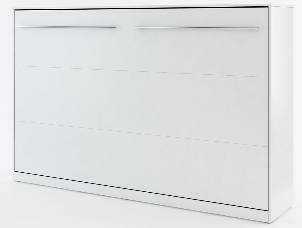 Nachtkastje compact living Horizontaal (120x200 cm hefbed) - Wit (Mat)