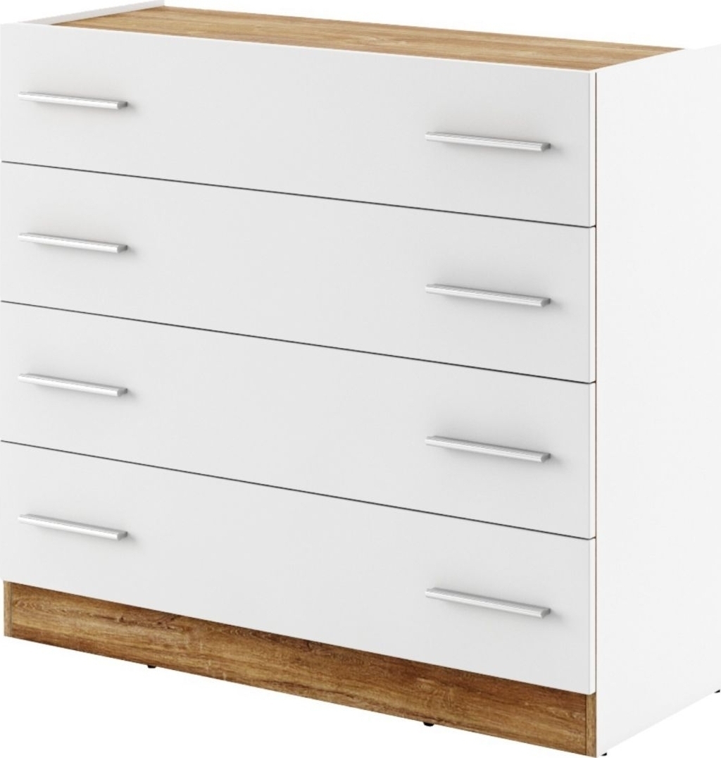 Dentro ladekast - Wit/sirling eiken Dentro ladekast - Wit/sirling eiken