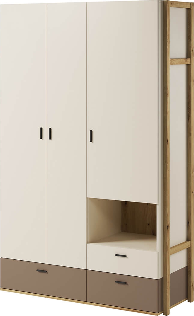 Lenny garderob - Artisan ek/beige/tryffel Lenny garderob - Artisan ek/beige/tryffel
