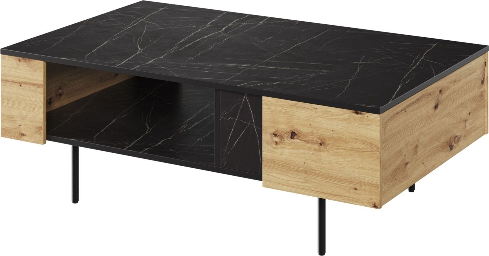 Marmo soffbord - Artisan ek