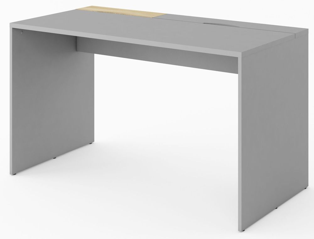 Terrell skrivbord - Bok/ljusgr�