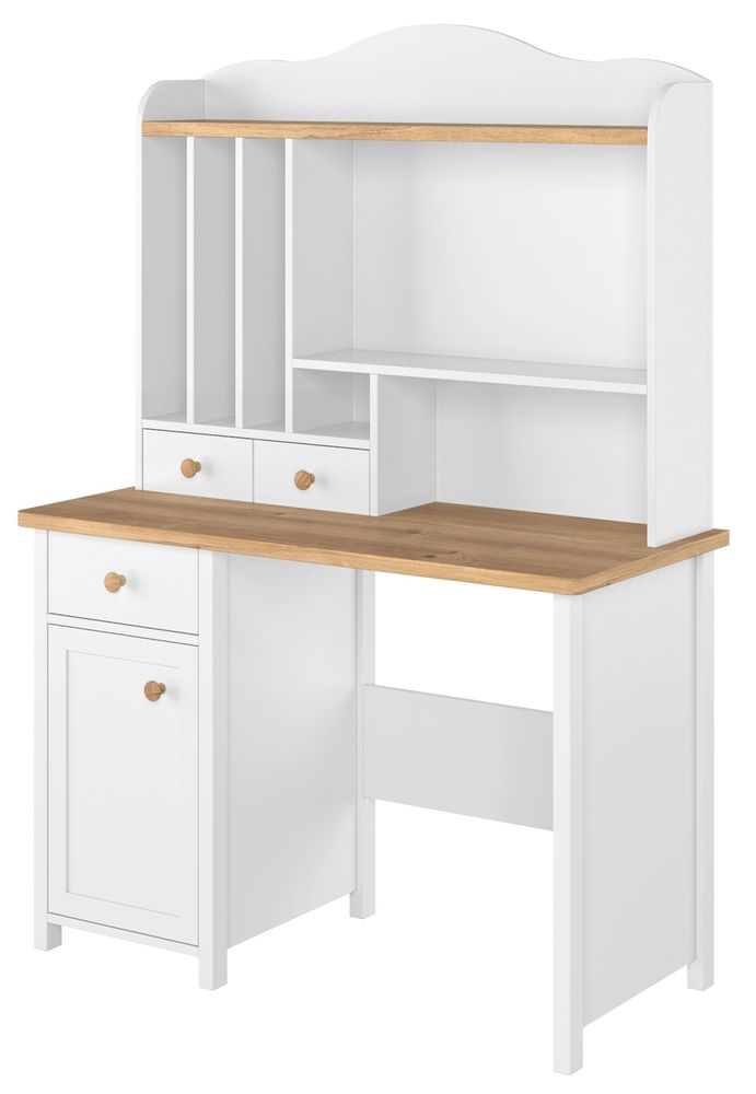 Eldon skrivbord - Vit/ek