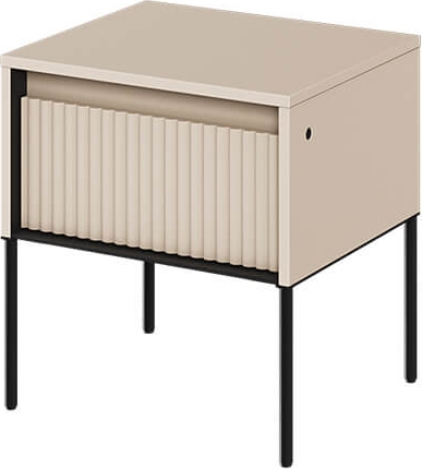 Trend sängbord - Beige/svart Trend sängbord - Beige/svart