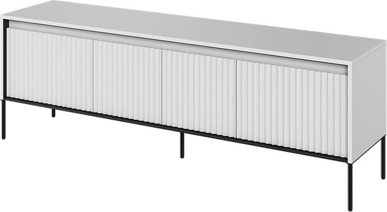 Trend TV-bänk B167 cm - Vit/svart Trend TV-bänk B167 cm - Vit/svart