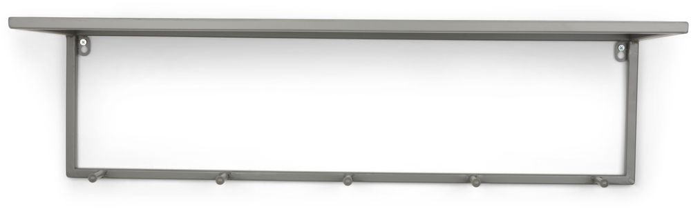 Hatthylla 75 cm bred i gr� metall