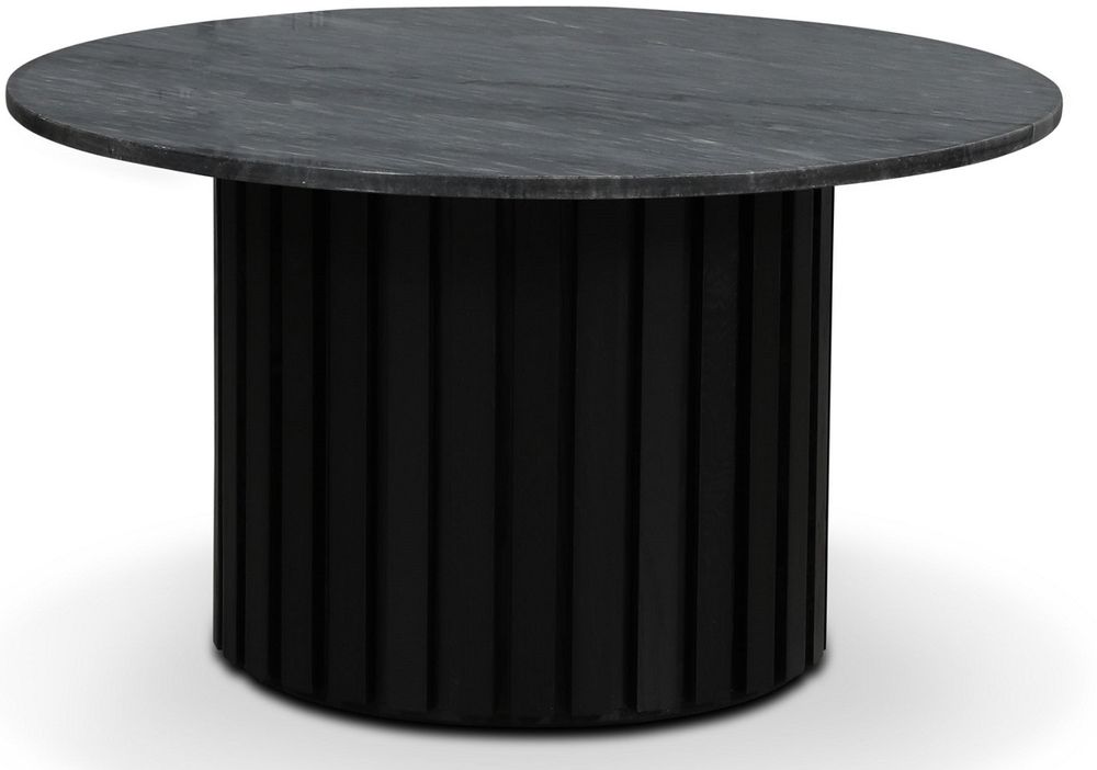 Sumo Soffbord i marmor �85 - Svartbets / Gr� marmor