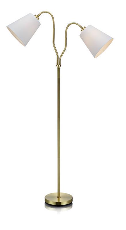 Modena Golvlampa - M�ssing/Vit