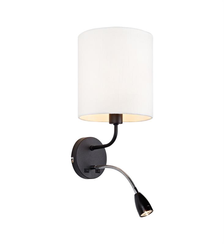 Mason Vägglampa - Svart/Vit Mason Vägglampa - Svart/Vit