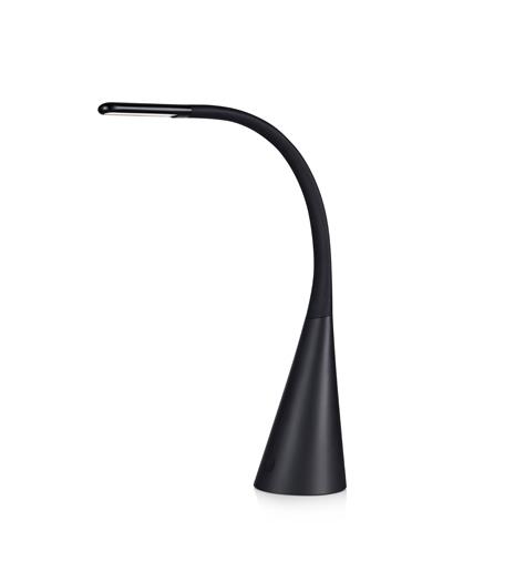 Hale Bordslampa med USB - Svart