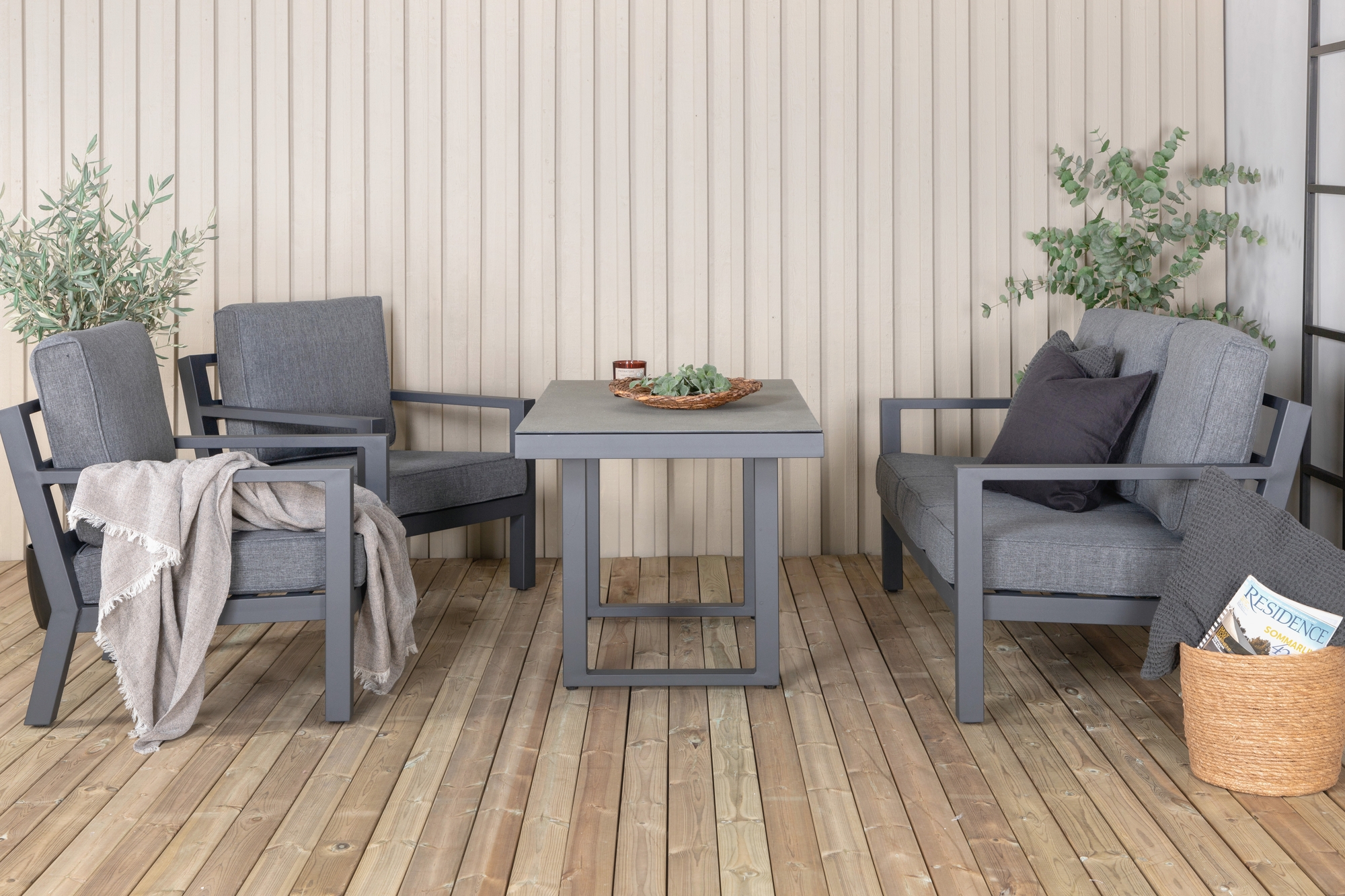 Barcelona lounge groep 2 - Grijs Barcelona lounge groep 2 - Grijs