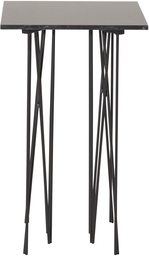 Lampbord 40 x 40 cm - Svart