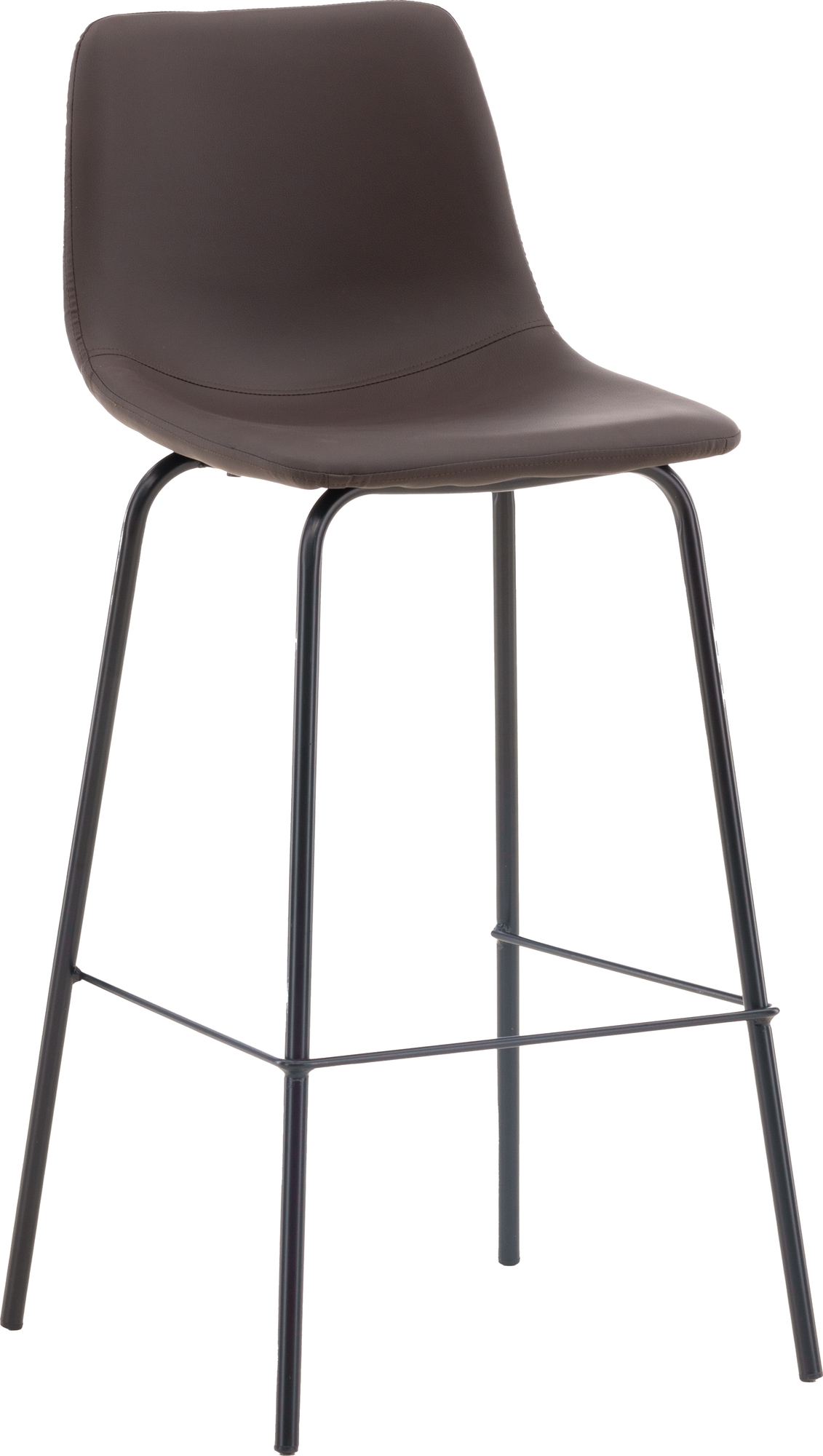 Alexi barstol - Brun PU Alexi barstol - Brun PU