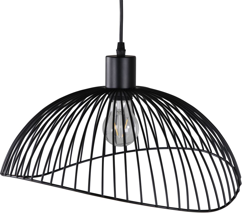 N�tthult taklampa 43 cm - Svart