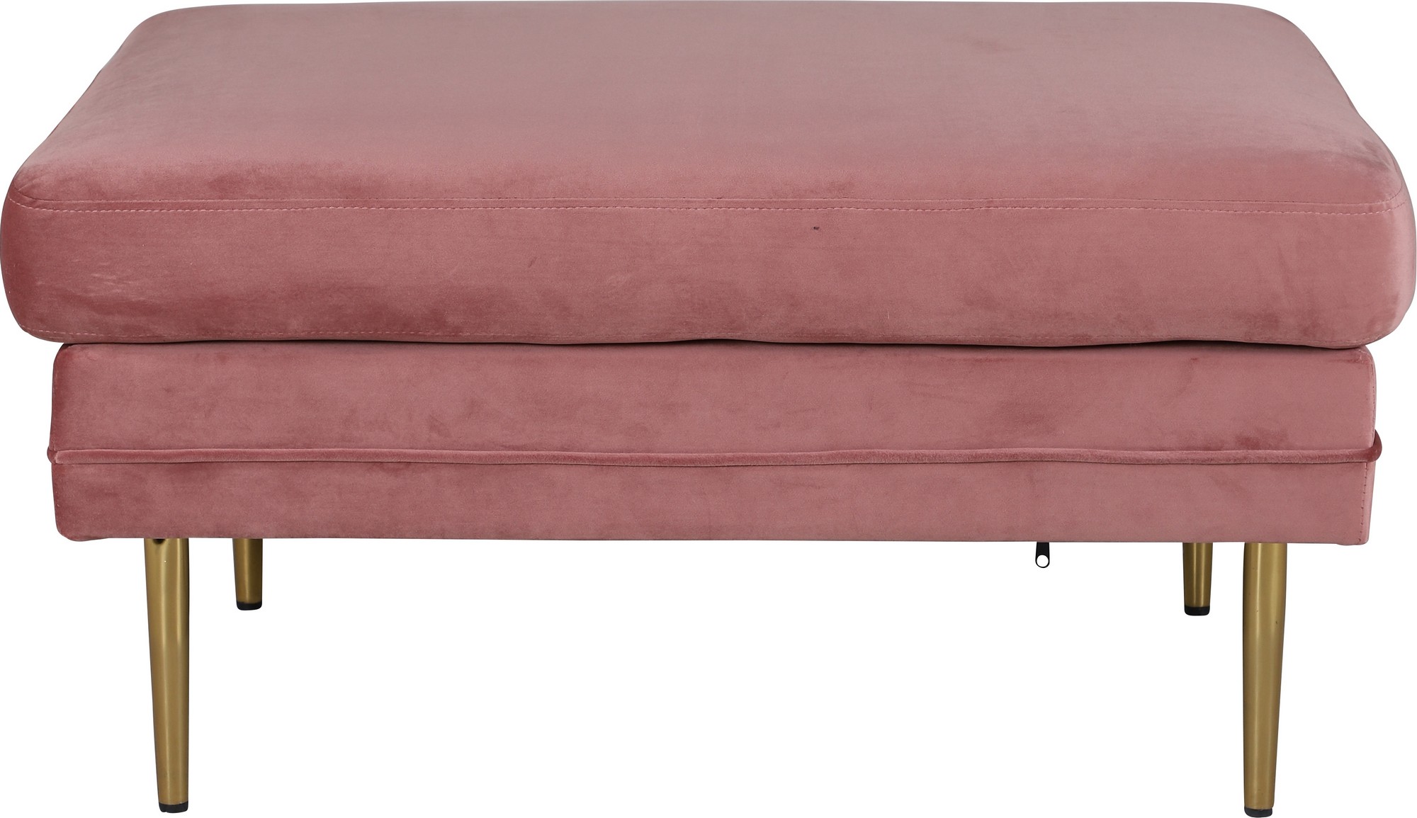 Savanna sittpuff - Rosa sammet