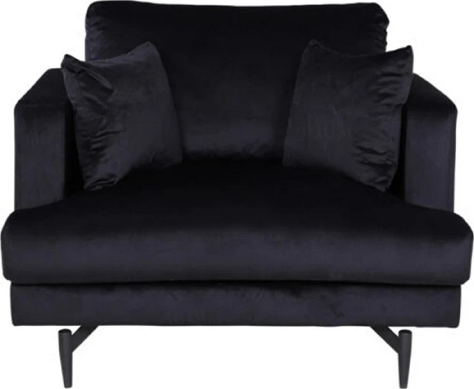 Heart f�t�lj - Svart