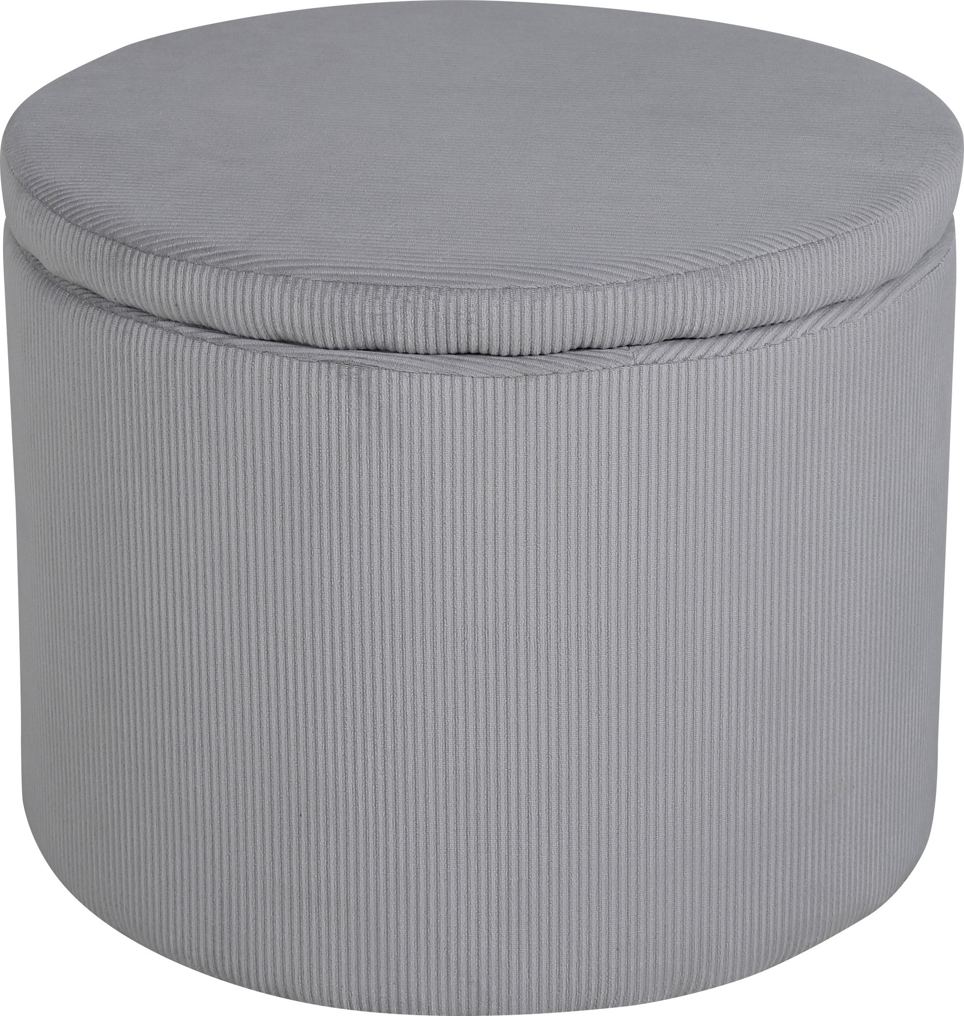 Jabar poef - Grijs corduroy Jabar poef - Grijs corduroy