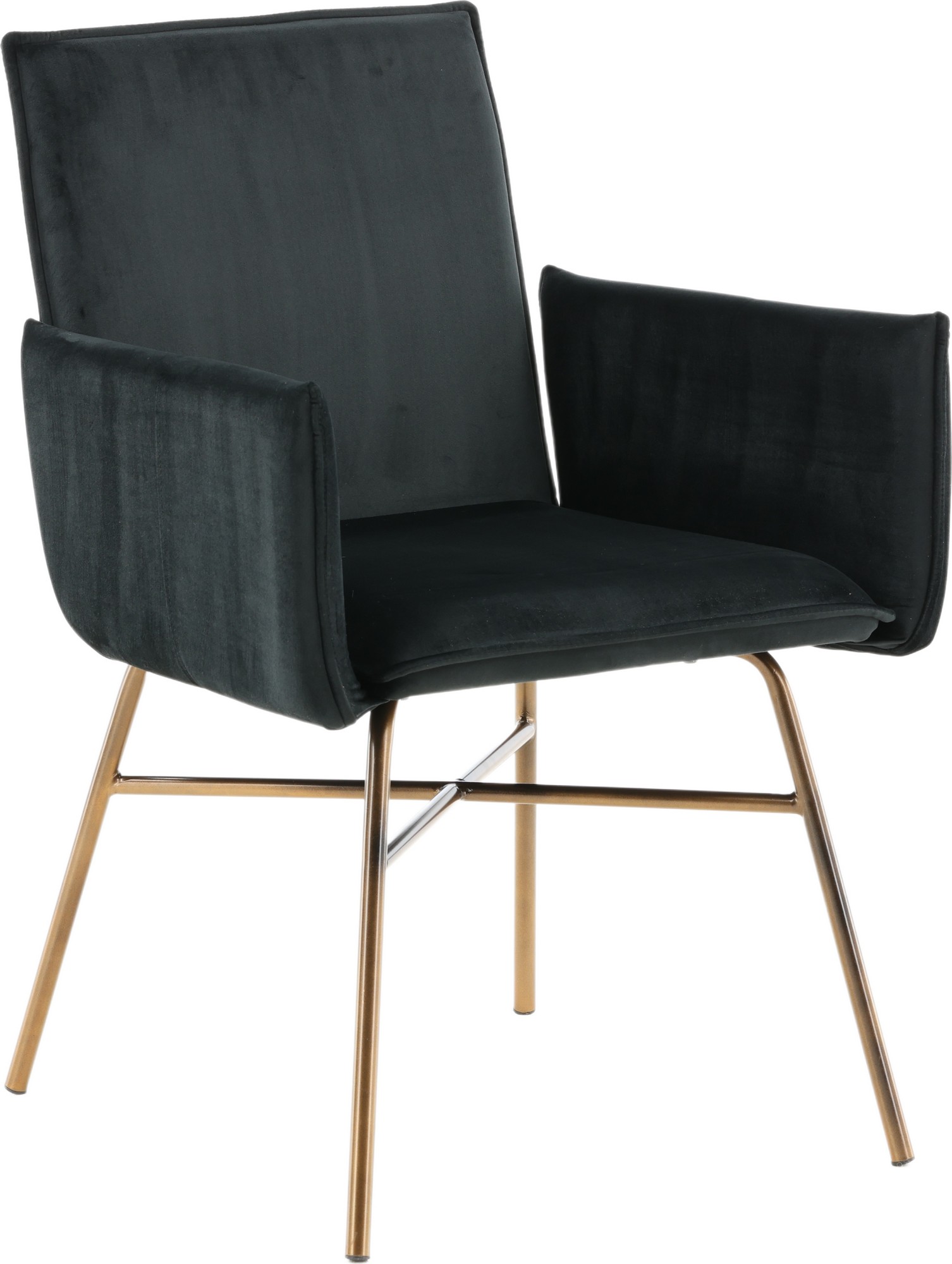 Kardinal karmstol - Svart/koppar