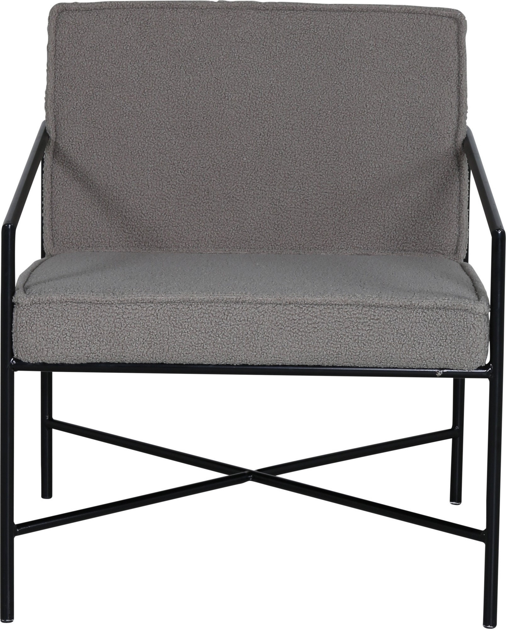 Tetra fauteuil - Grijsbeige teddy