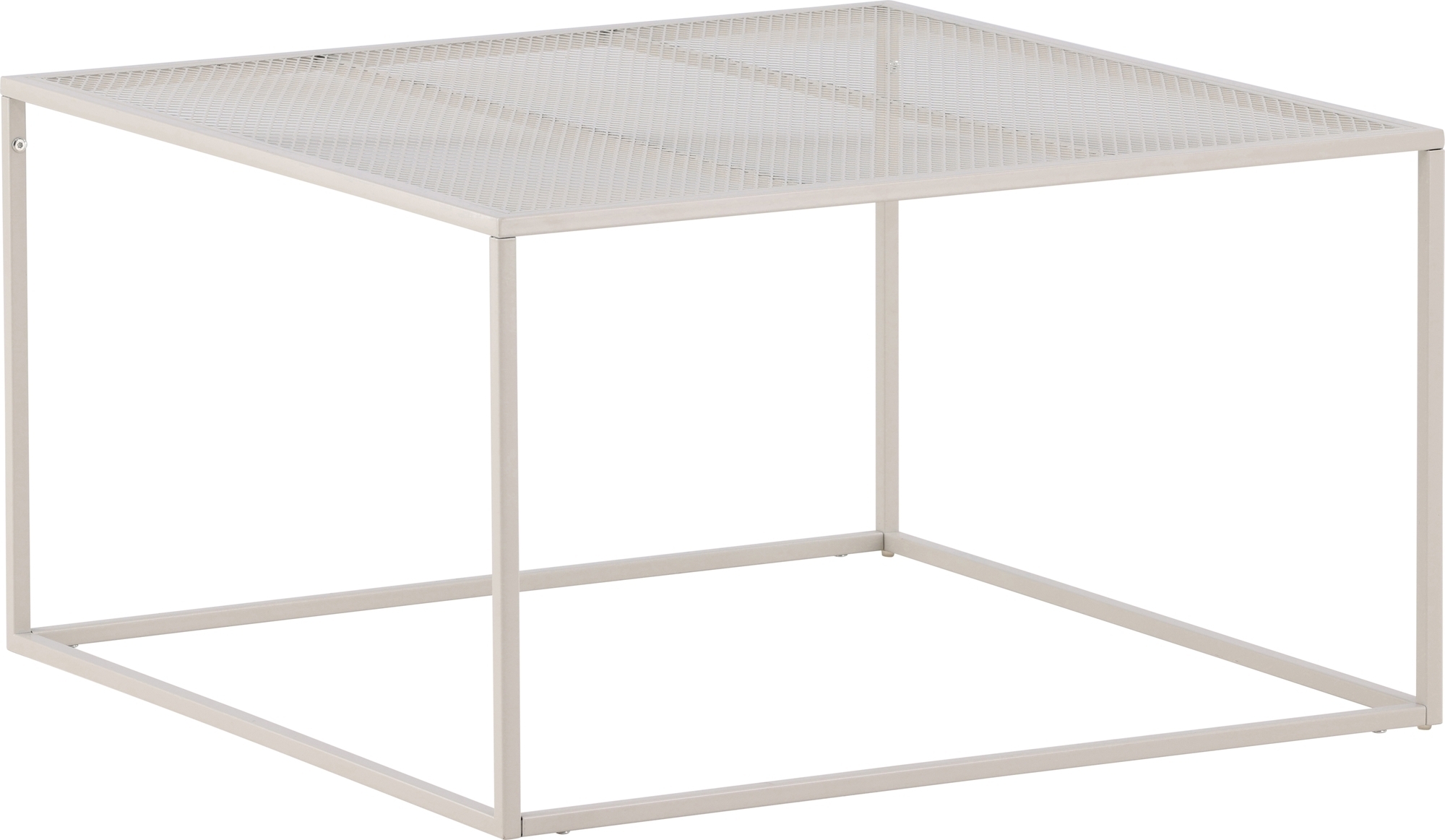 Netz soffbord 80 x 80 cm - Beige