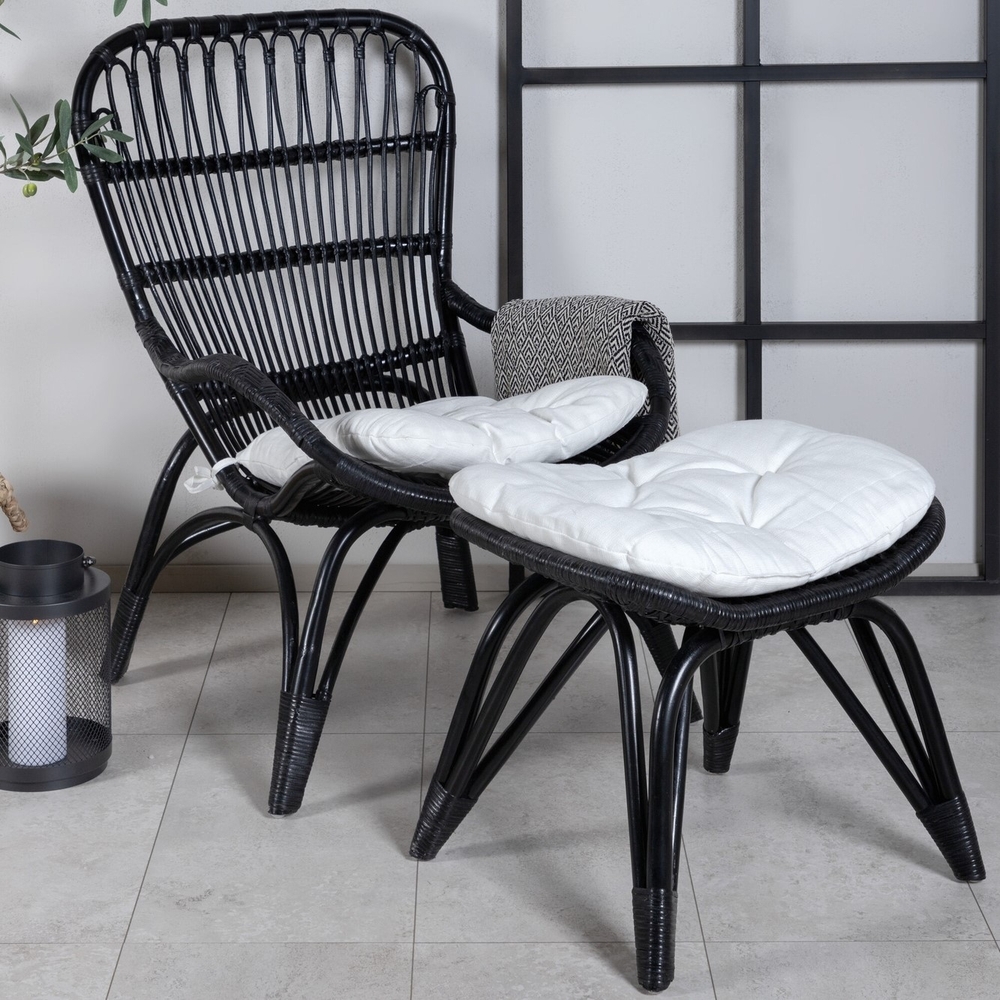 Ella fåtölj - Svart/Offwhite Ella fåtölj - Svart/Offwhite