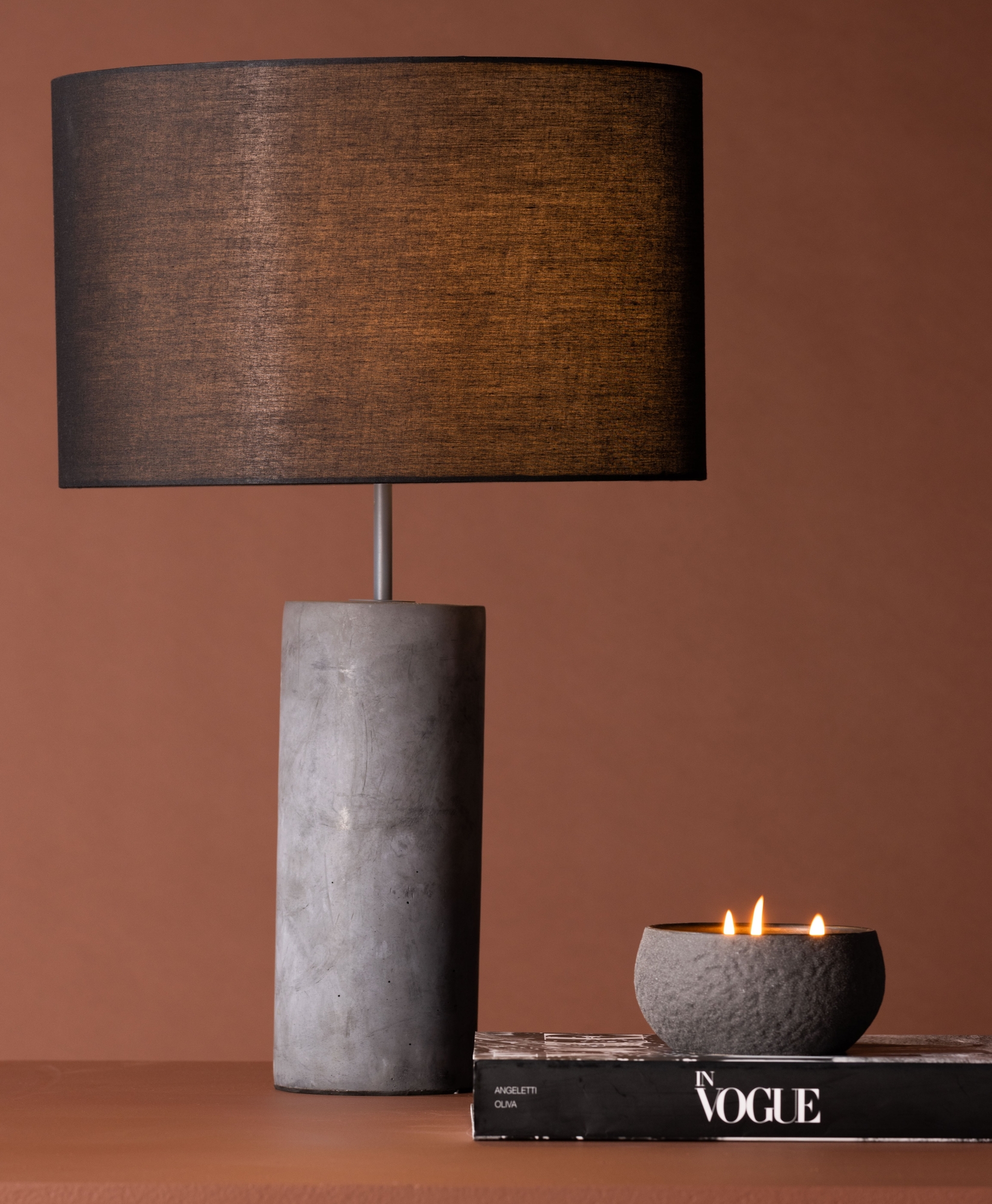 Tafellamp Nancy - Grijs/zwart Tafellamp Nancy - Grijs/zwart