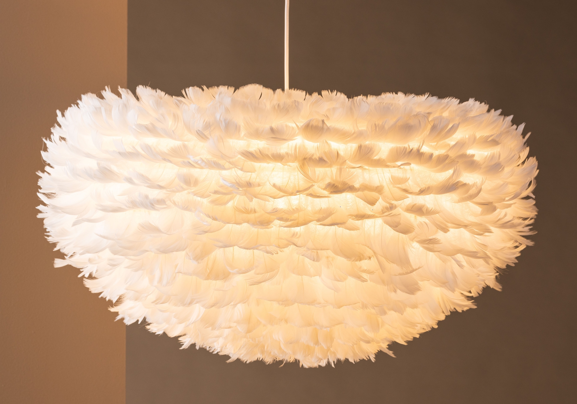 Nicola taklampa large - Vit