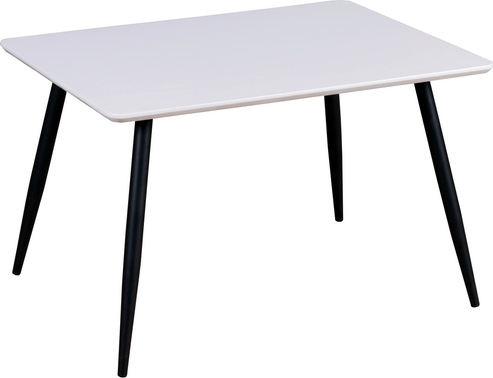 Bridge barnbord 80 x 60 cm - Vit/svart