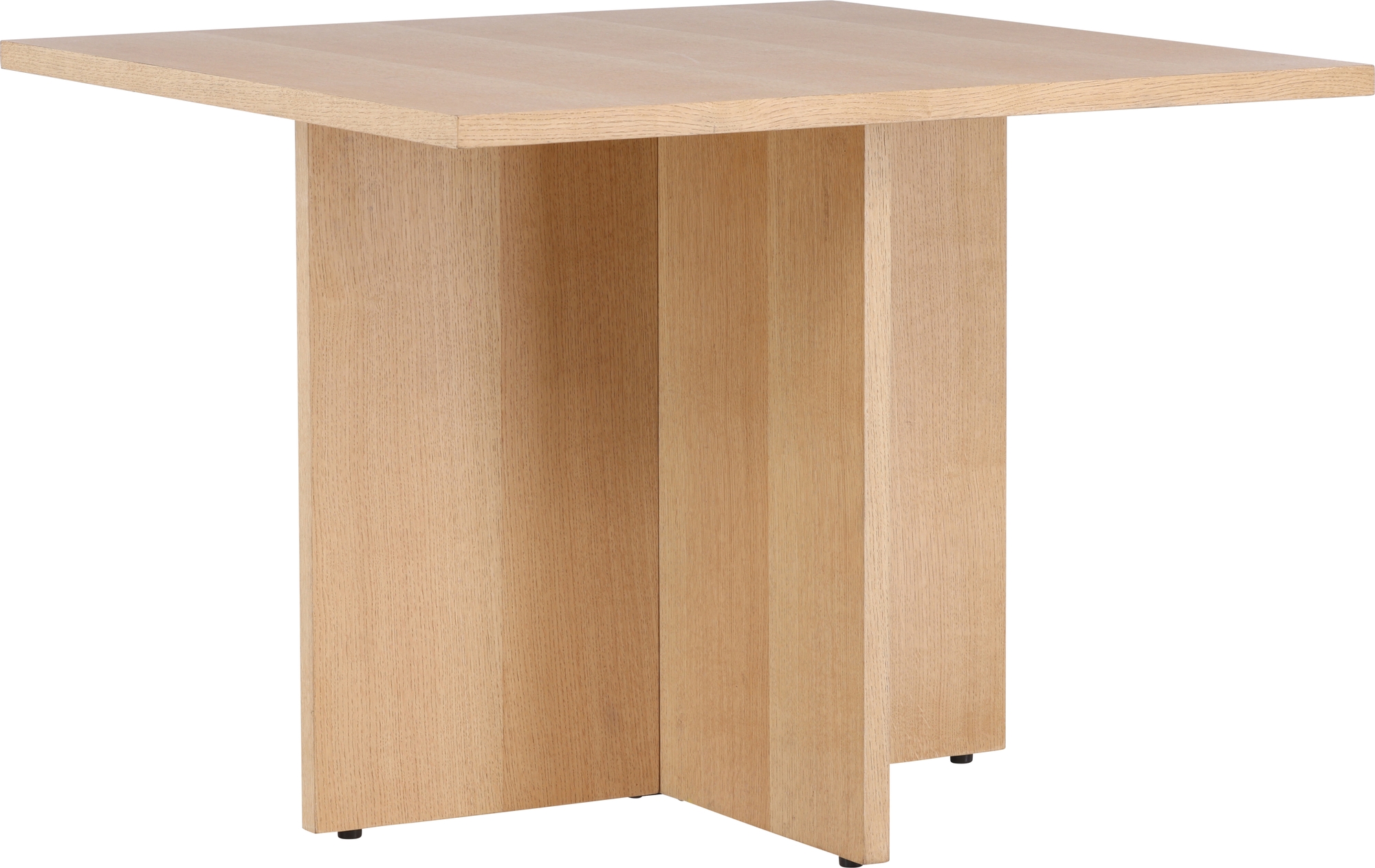 Leo matbord 100 x 100 cm - Natur