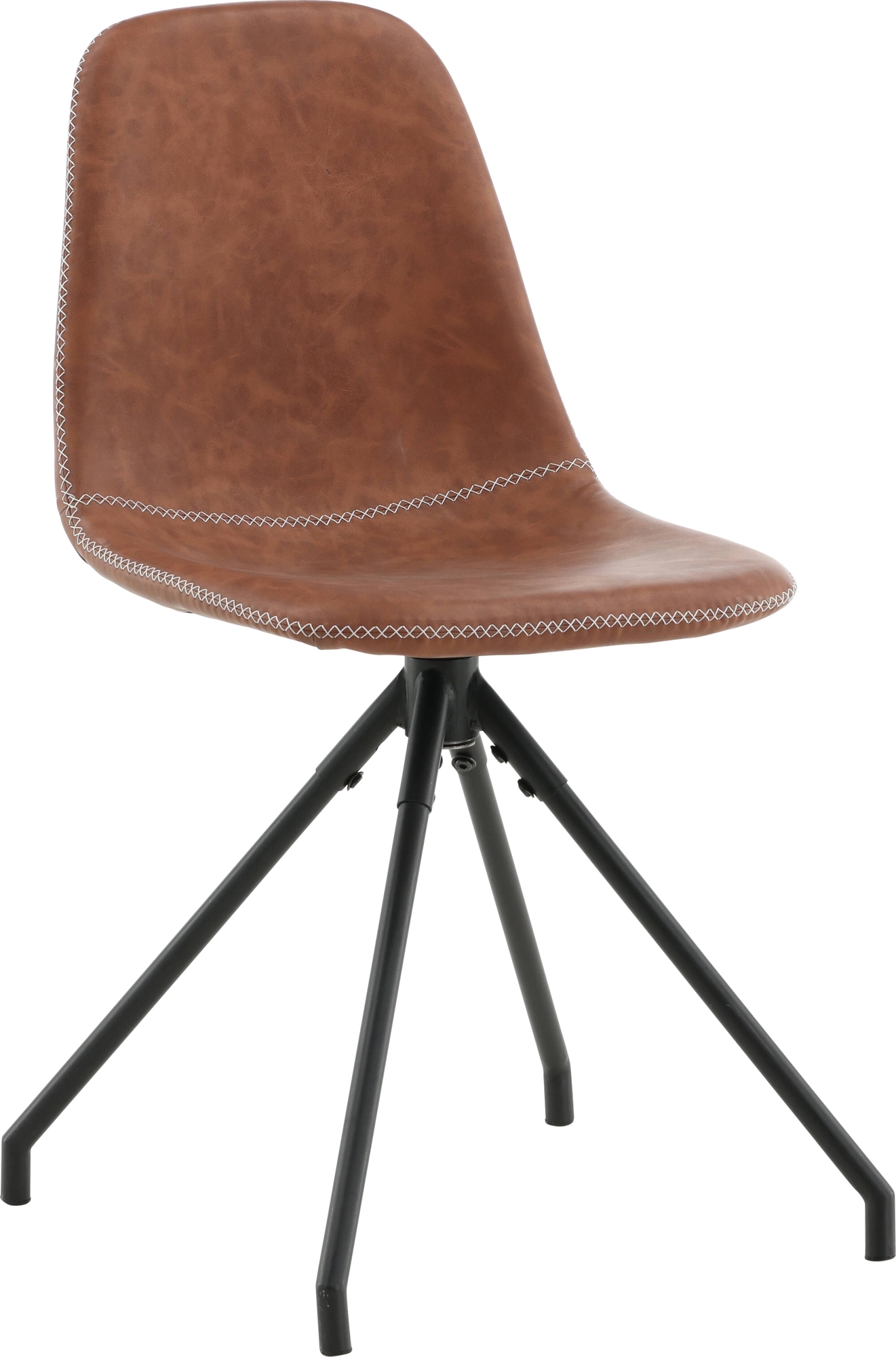 Bridge snurrbar matstol - Brun PU