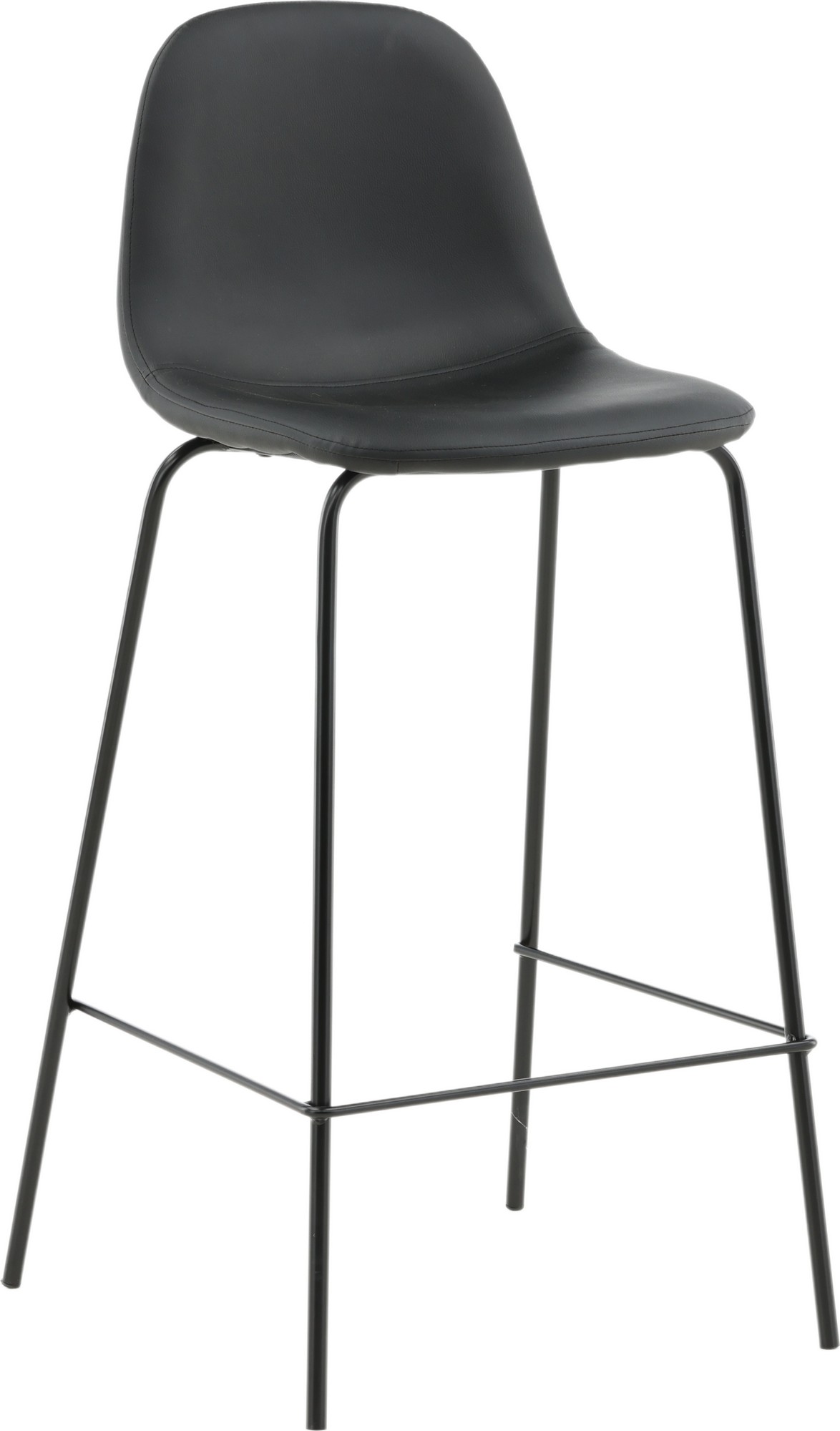 Bridge barkruk - Zwart PU