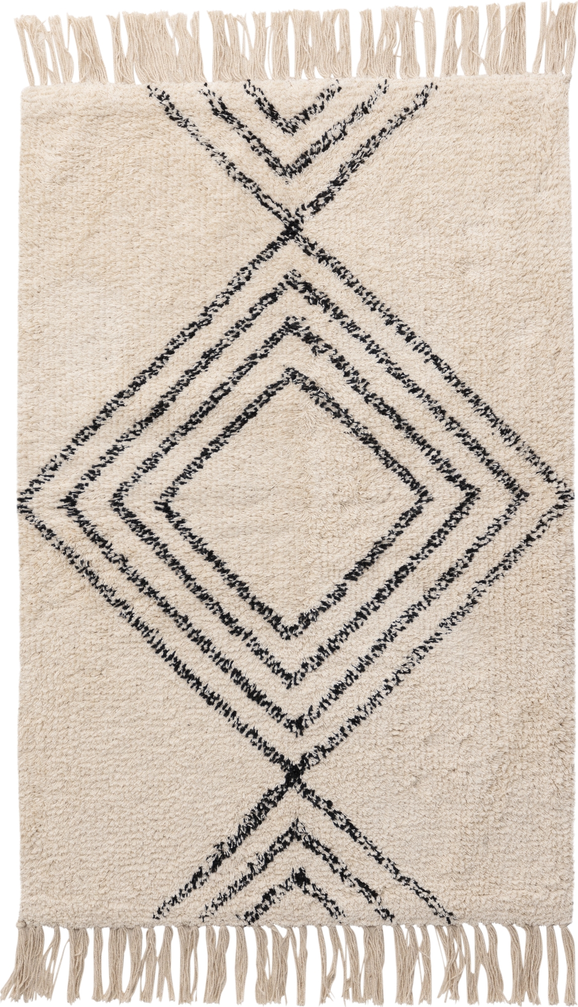 Love matta 50 x 80 cm - Svart/vit Love matta 50 x 80 cm - Svart/vit