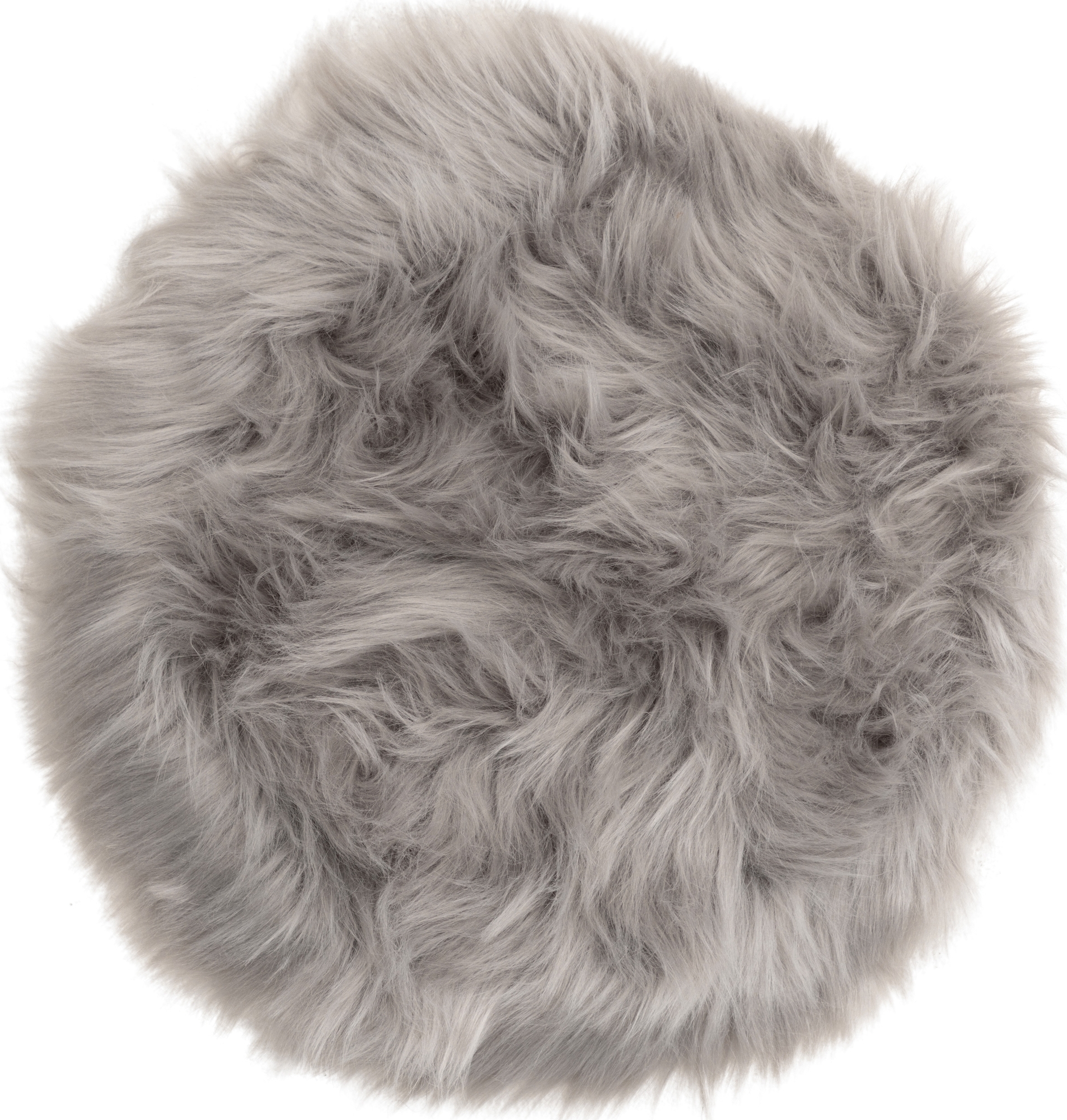 Katy stolsdyna 34 x 34 cm - Gr� fuskp�ls