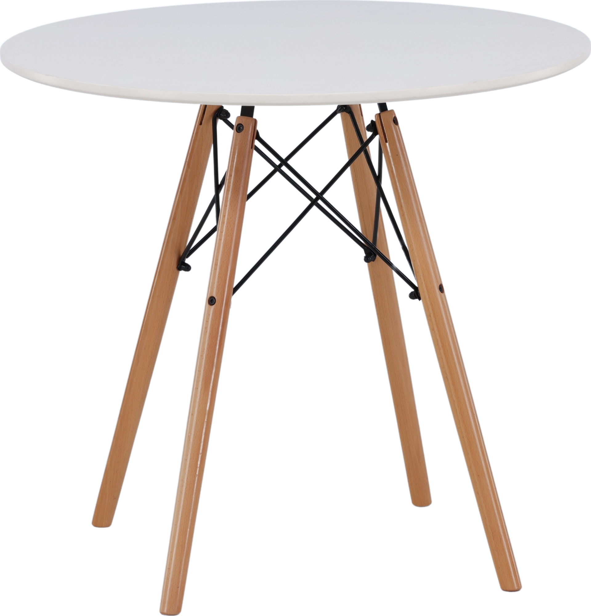 Danburi matbord 60 cm - Vit