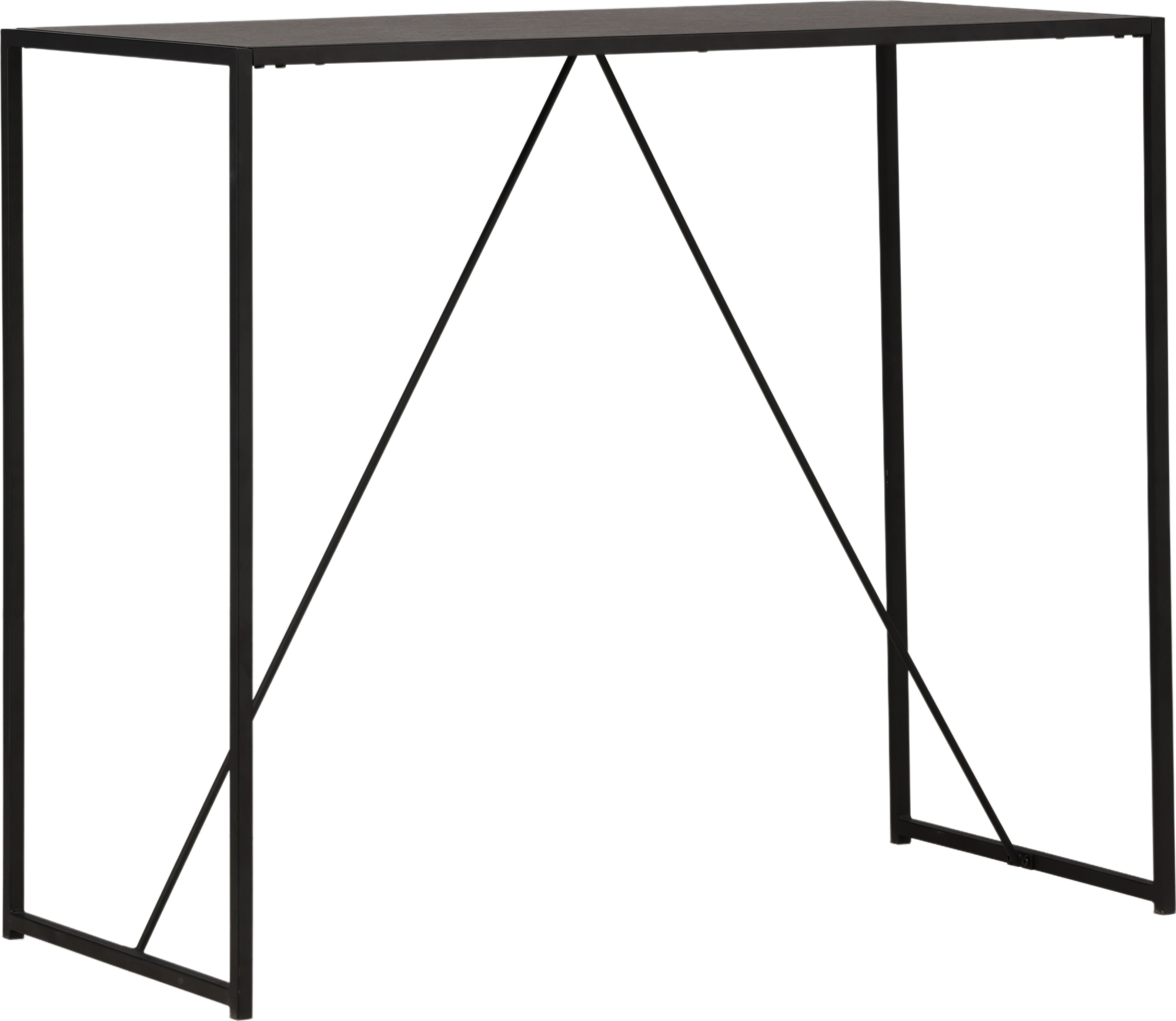 Brea barbord 120 x 60 cm - Svart