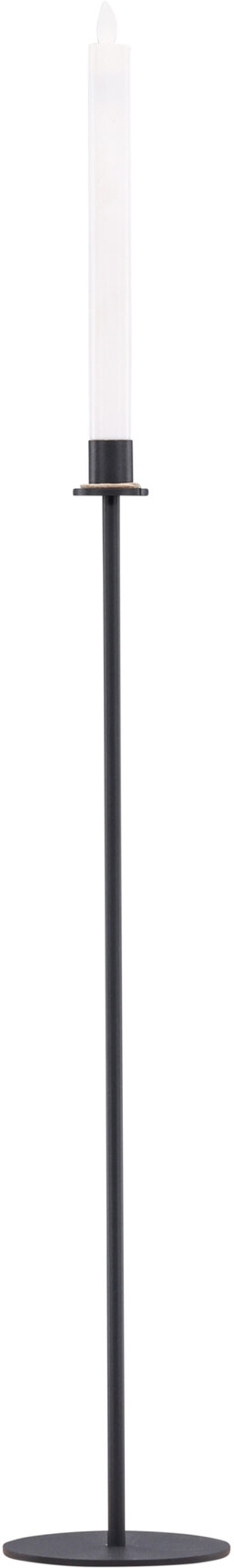 Högehall LED-ljusstake H79 cm - Svart/Vit Högehall LED-ljusstake H79 cm - Svart/Vit