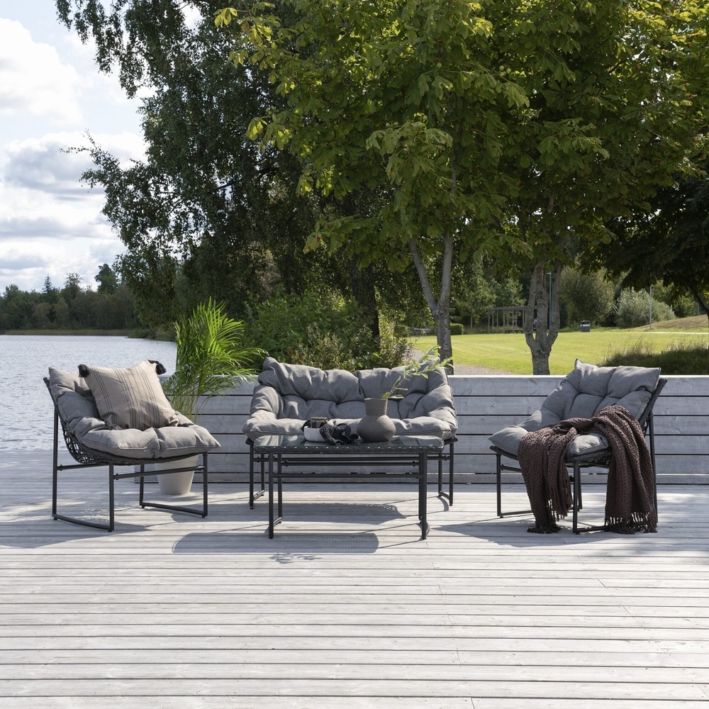 Tina bankgroep - Zwart/grijs