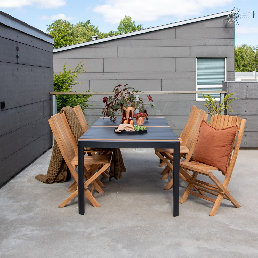 Togo eettafel 200 x 100 cm - Zwart