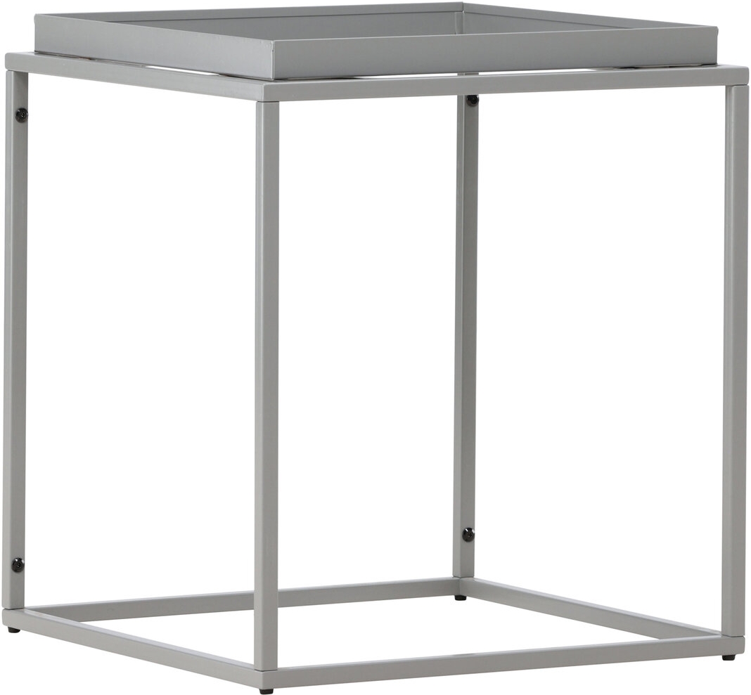 Porto bijzettafel 45 x 45 cm - Donkergrijs