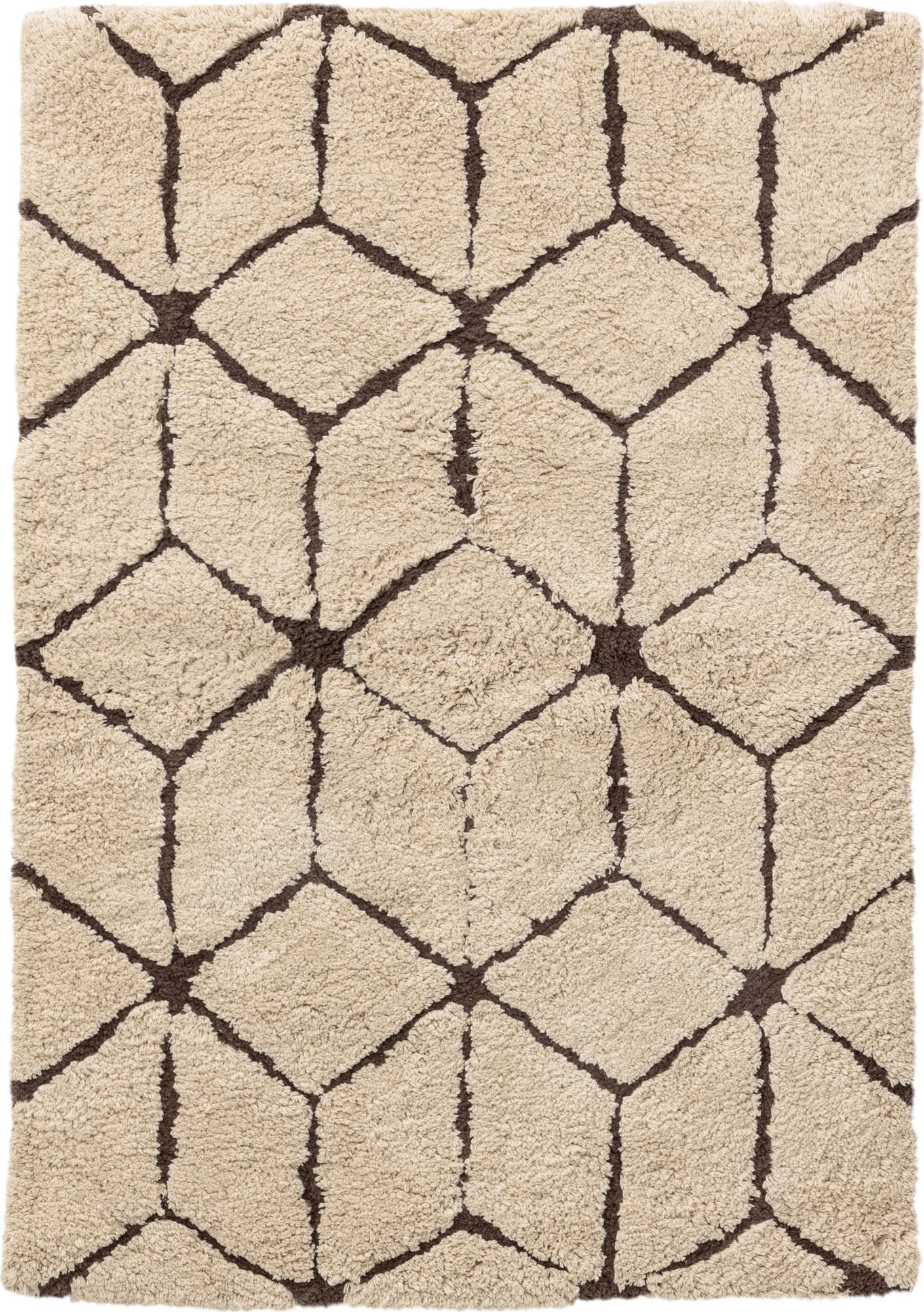 Petrus badrumsmatta 60x90 cm - Beige/mörkbrun Petrus badrumsmatta 60x90 cm - Beige/mörkbrun
