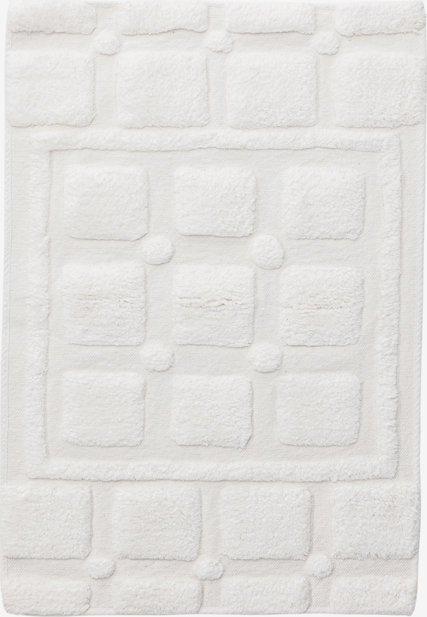 Putte matta 60x90 cm - Vit